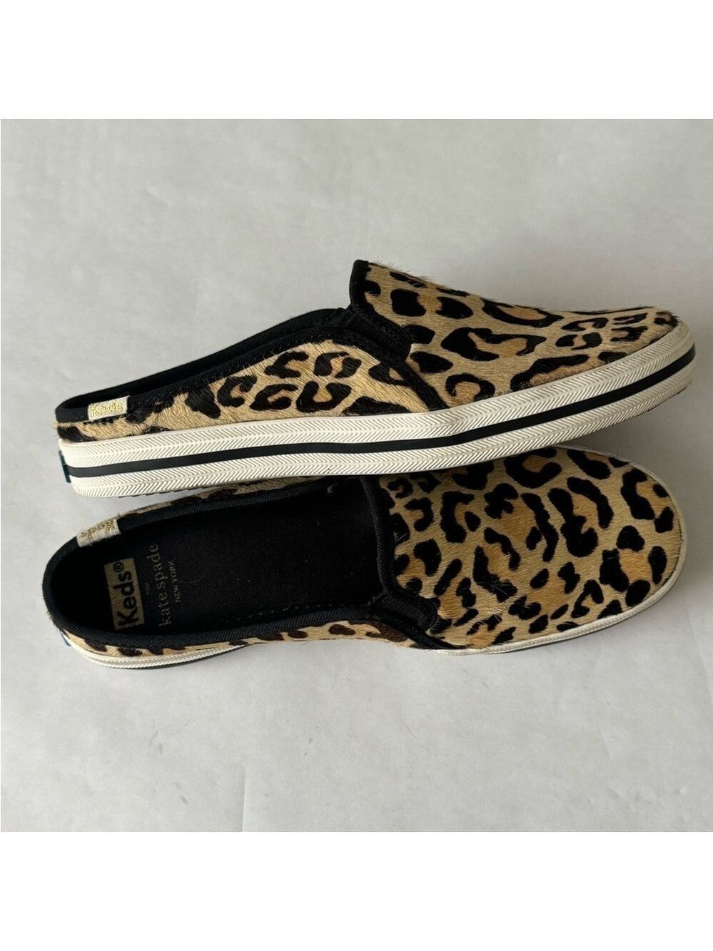 Kate Spade Keds Double Decker Leopard Mule Sneaker 7 - Picture 2 of 7